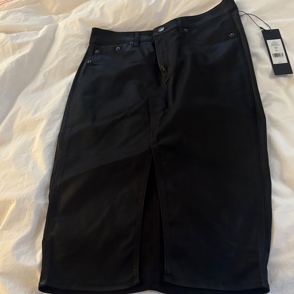 Elegant Black coated Skirt - never worn, new with tags, Veronica beard - Picture 1 of 5